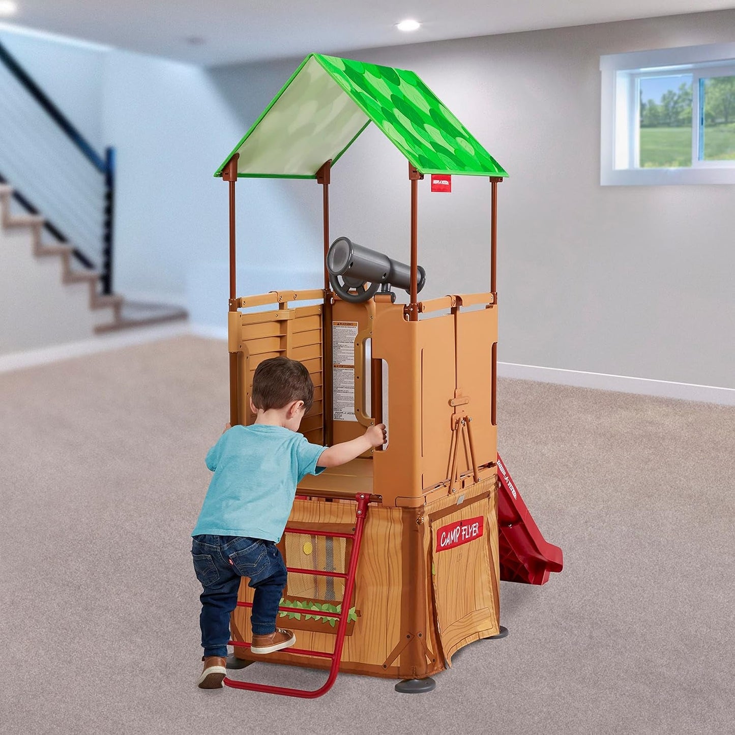 Play & Fold Awaytreehouse, Toddler Climber, Kids Playhouse for Ages