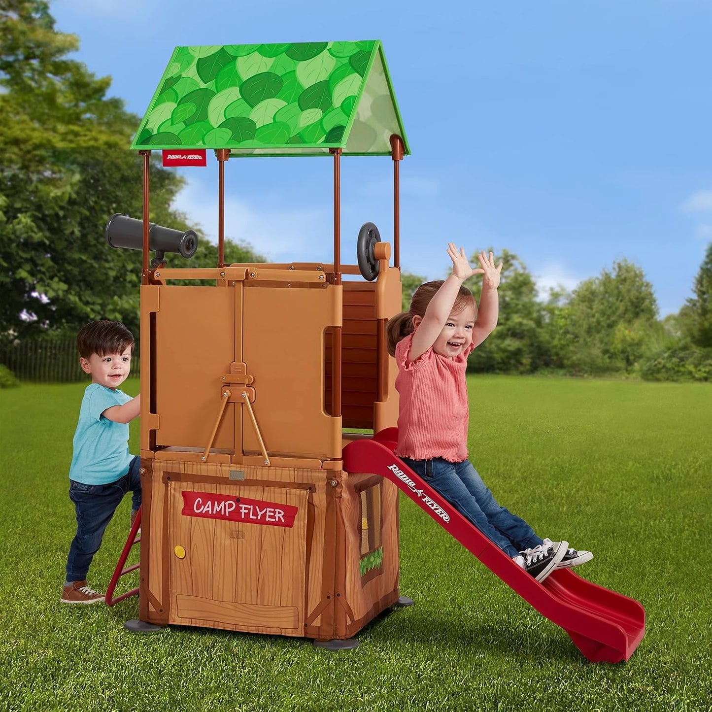 Play & Fold Awaytreehouse, Toddler Climber, Kids Playhouse for Ages