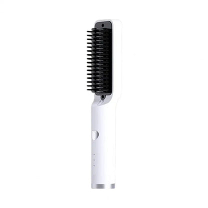 Hair Straightening Comb Portable Wireless Hair Straightener Brush for