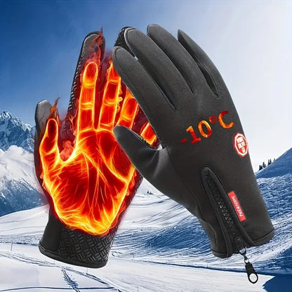 Winter Cycling Gloves Men Gloves Touch Screen Waterproof Windproof